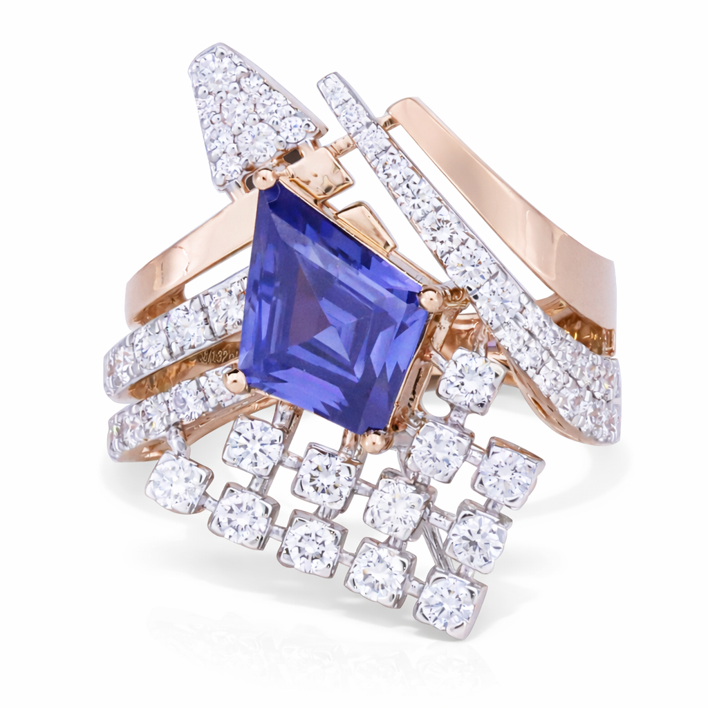 Tanzanite cocktail ring