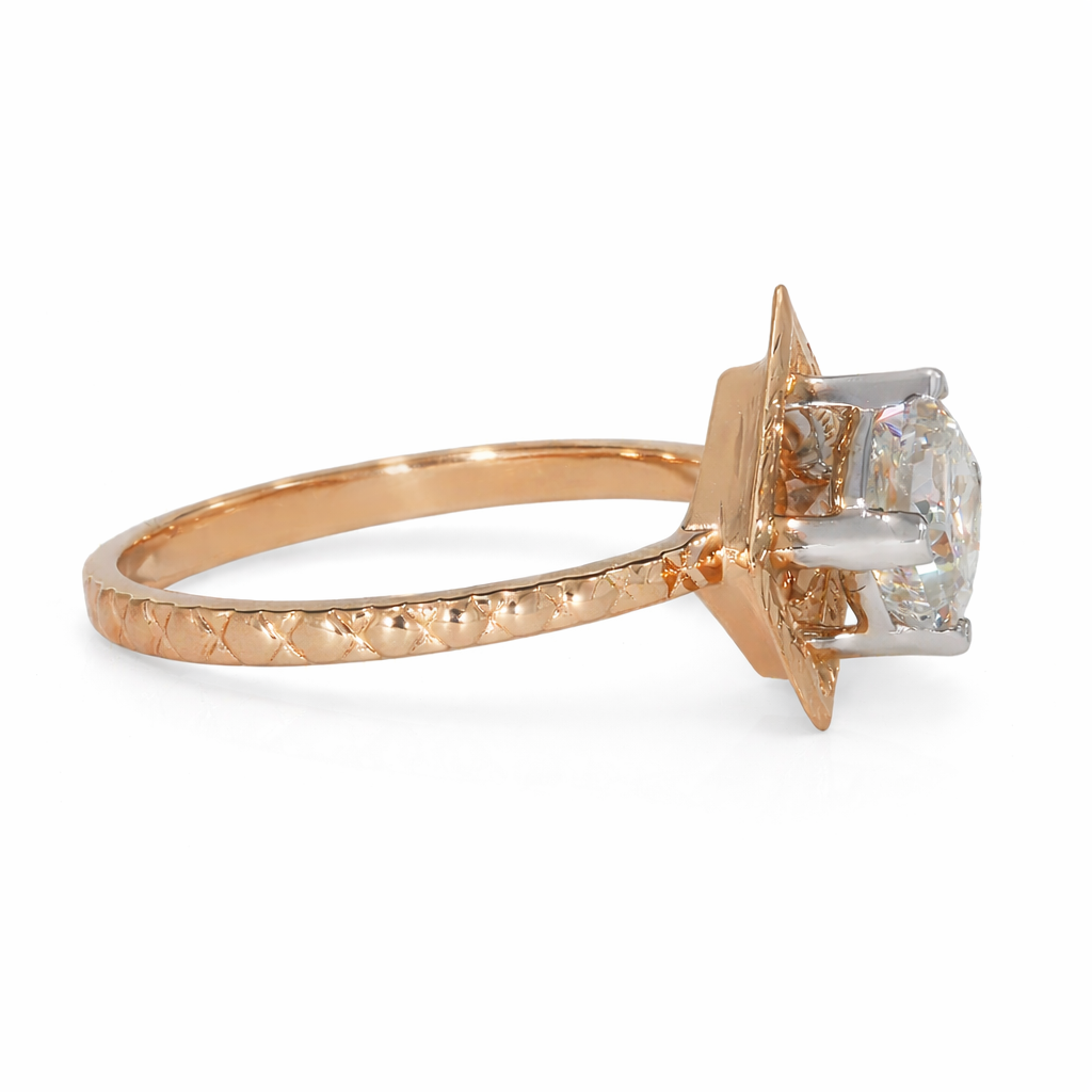 Cushion Halo Ring