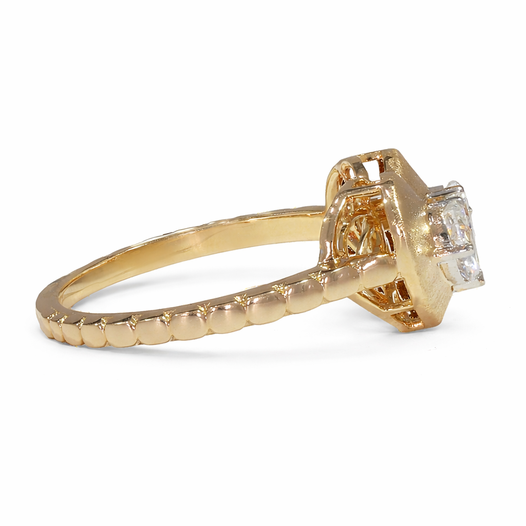 Pear Heart Ring