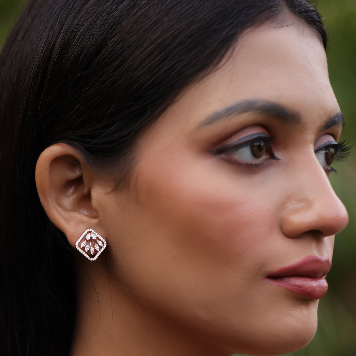 Fancy Petal Stud Earrings