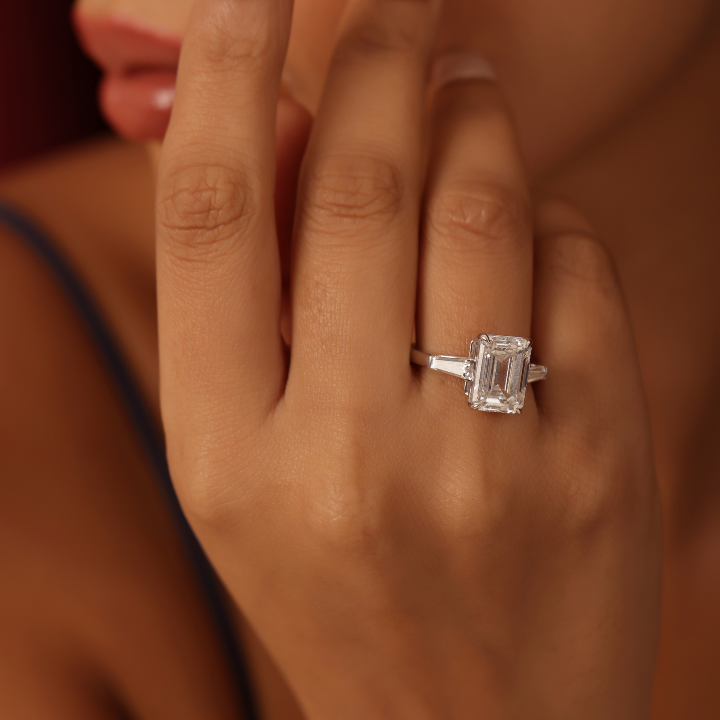 5 ct Crown Solitaire Ring