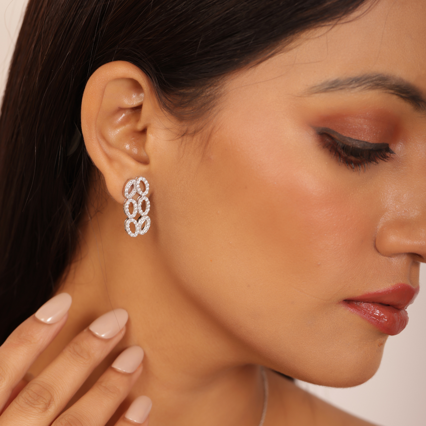 Circle Drop Earrings