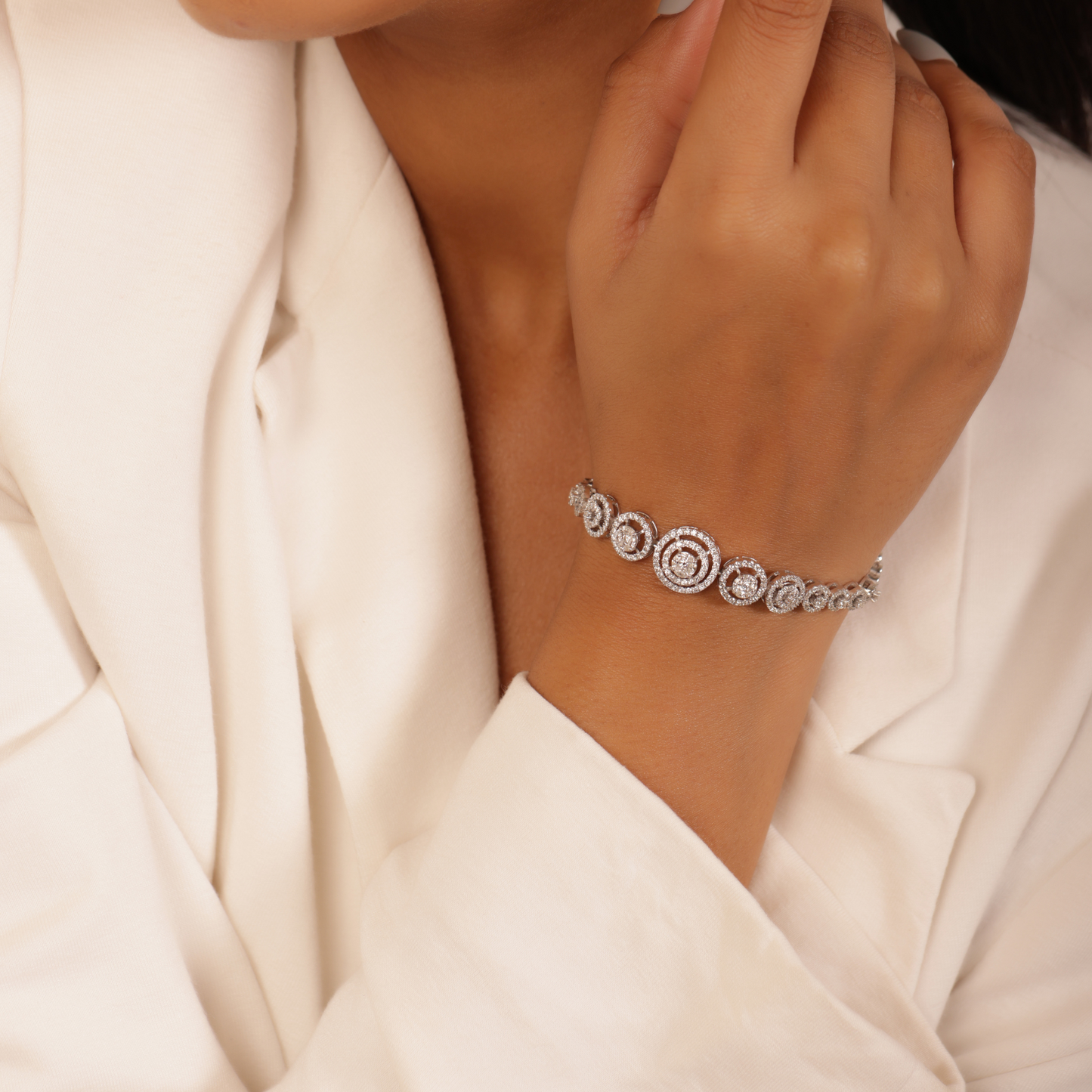 Celestial Inspired Tennis Bracelet