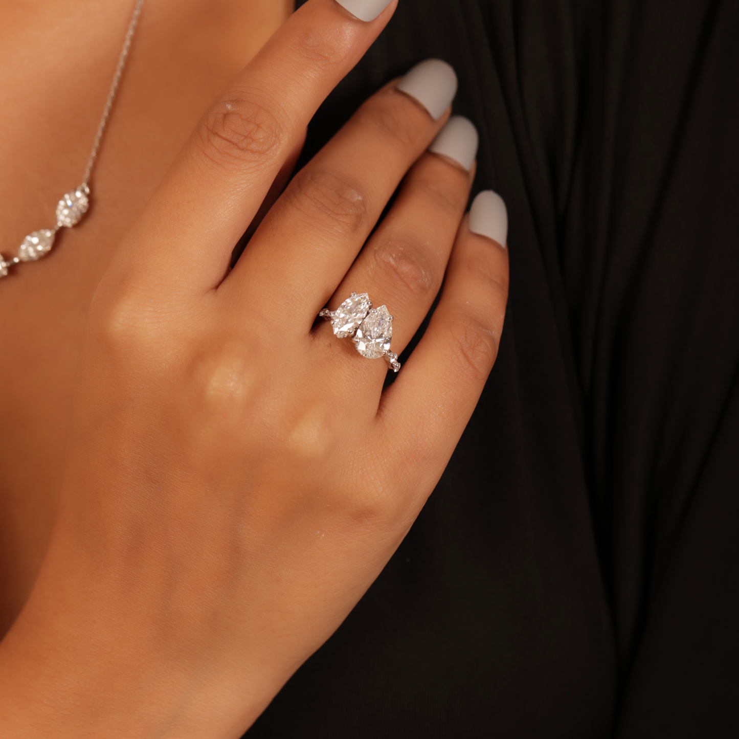 Toi Et Moi Solitaire Ring