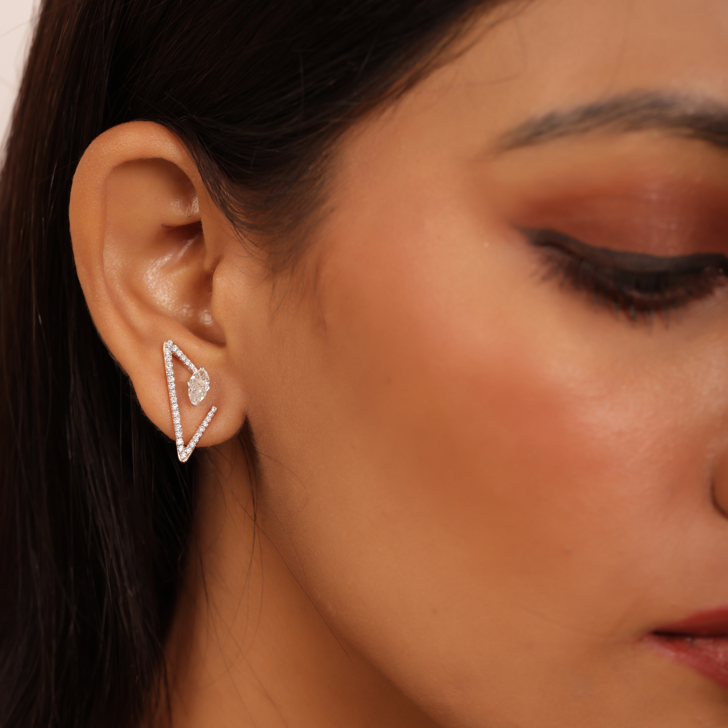 Bold Horizon Studs Earrings