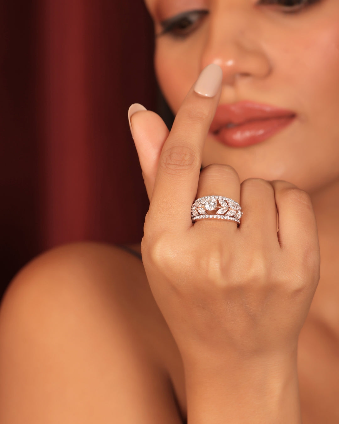 Whispering Leaf Ring