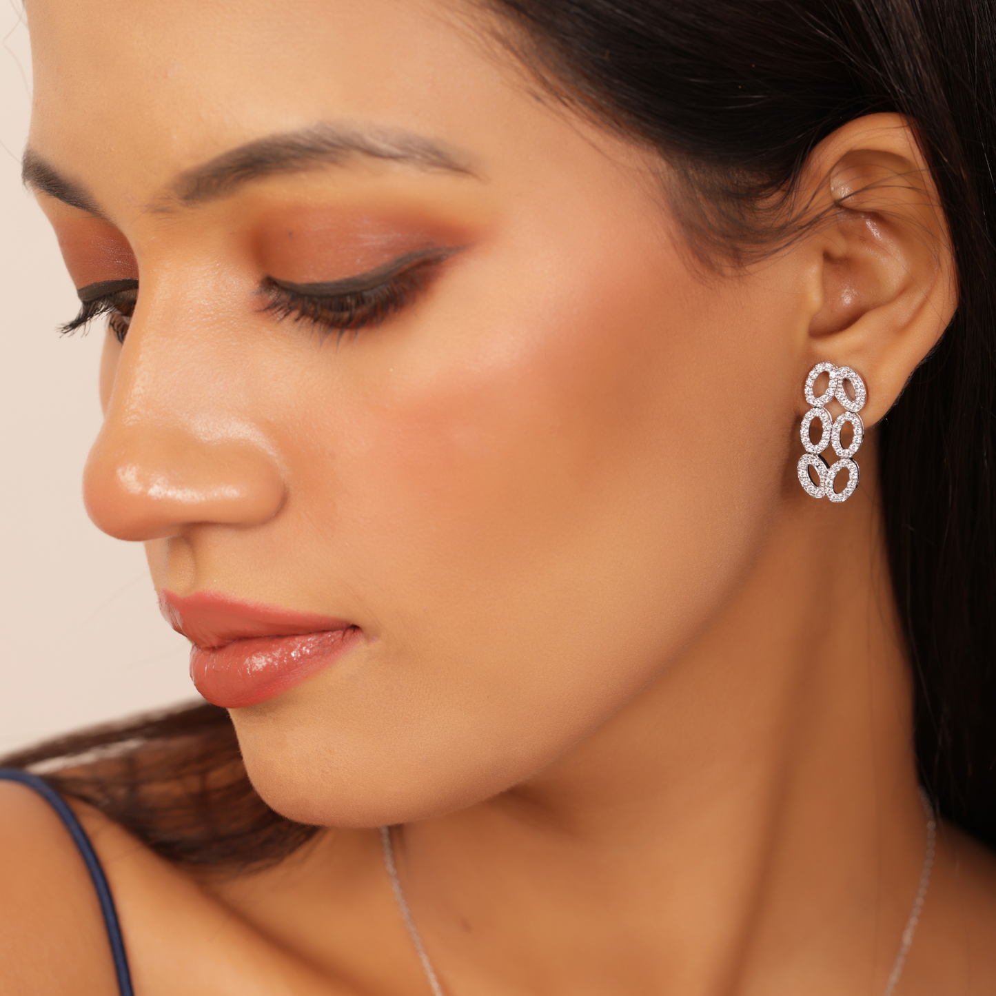 Circle Drop Earrings