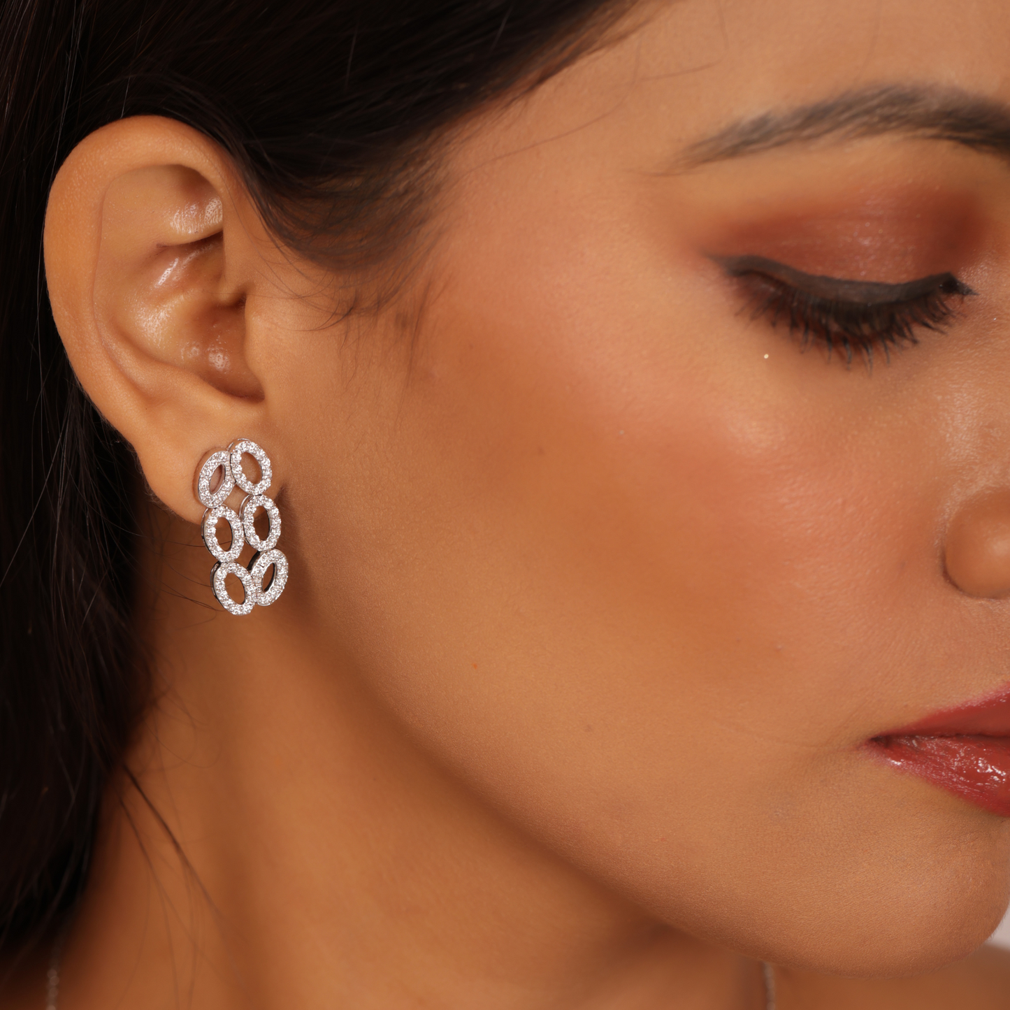 Circle Drop Earrings