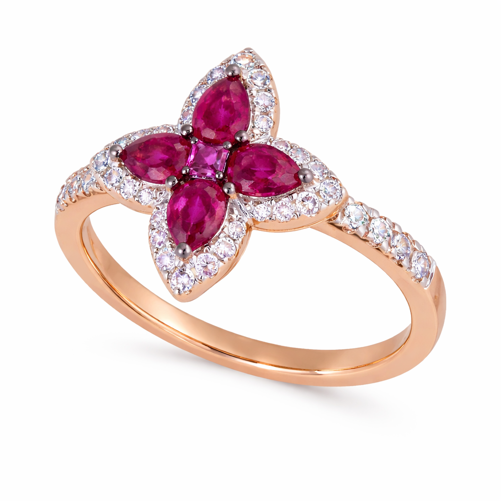 Pear Petal Ring