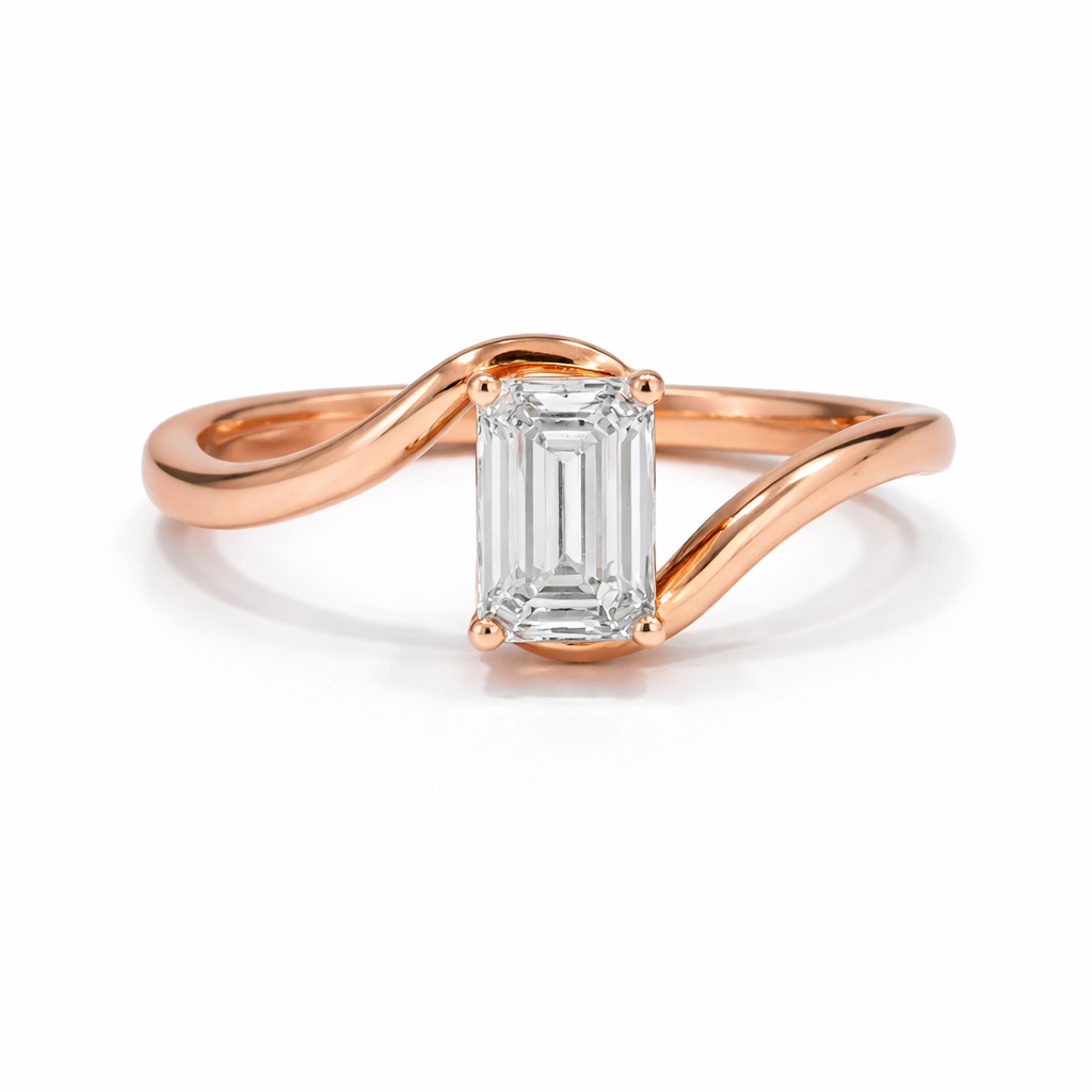 Emerald Solitaire ring