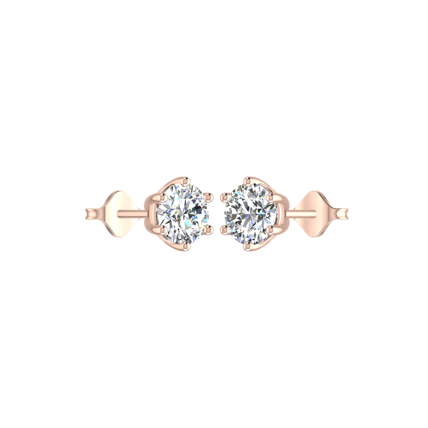 Classic 1.00 ct Round Earrings