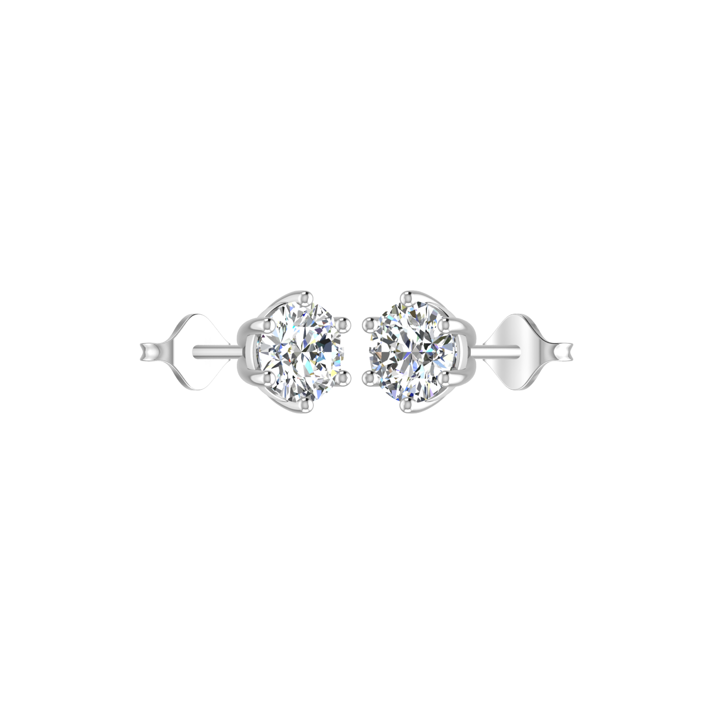 Classic 1.00 ct Round Earrings