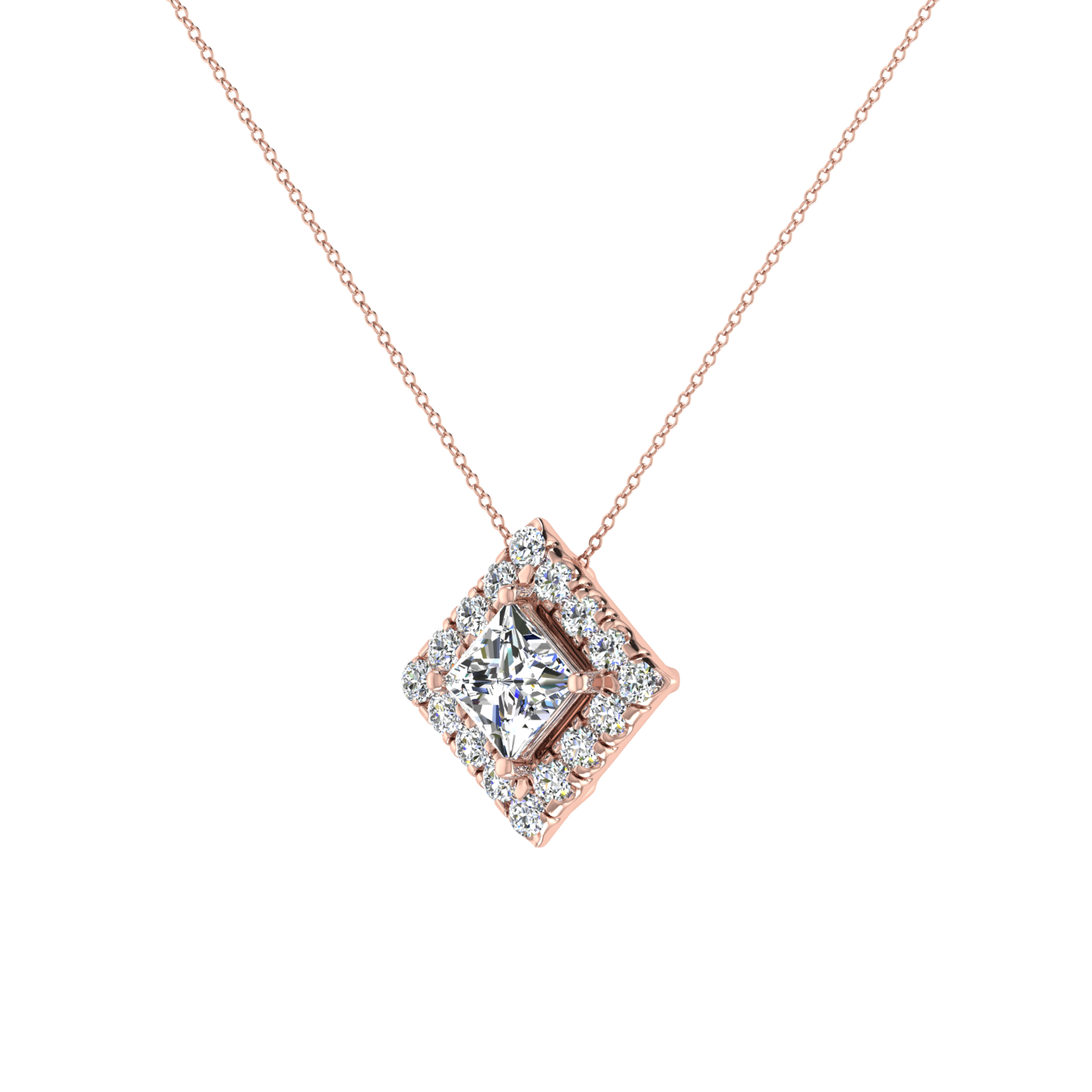 Princess Pendant in Halo
