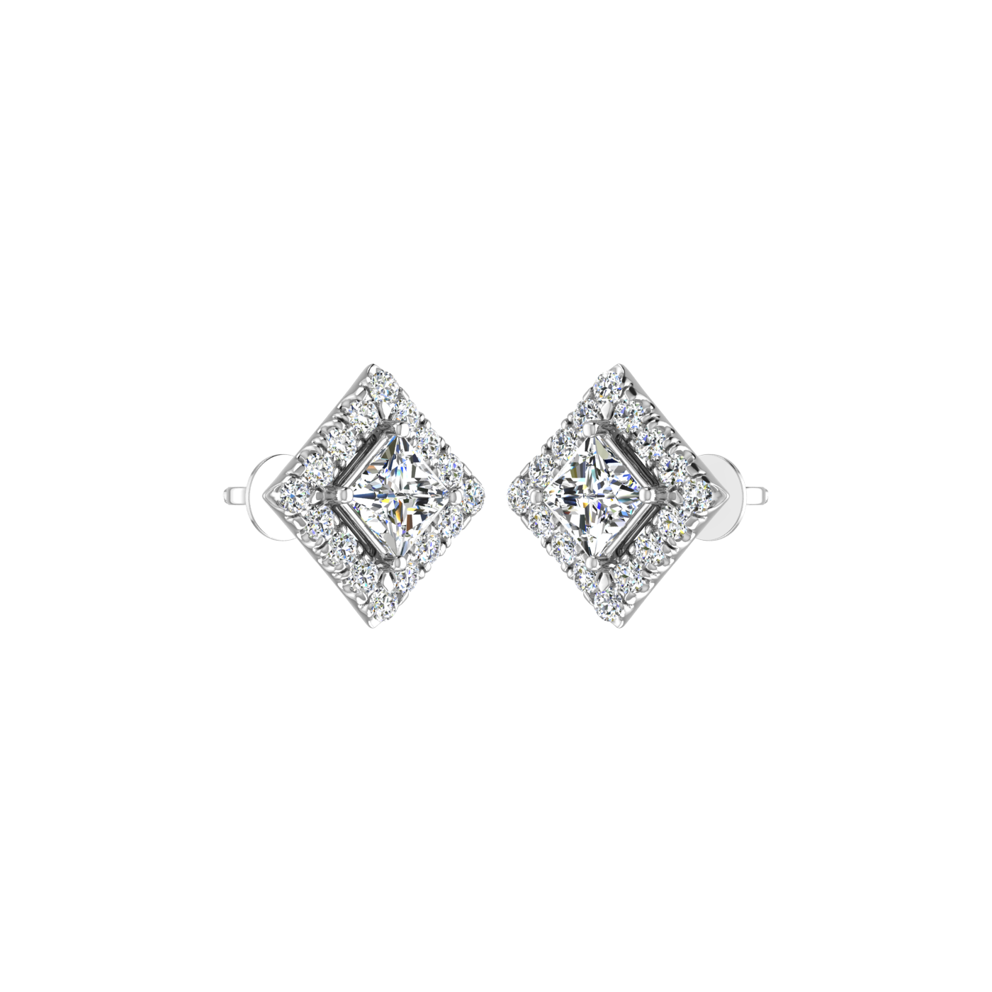 Princess Earrings with Halo