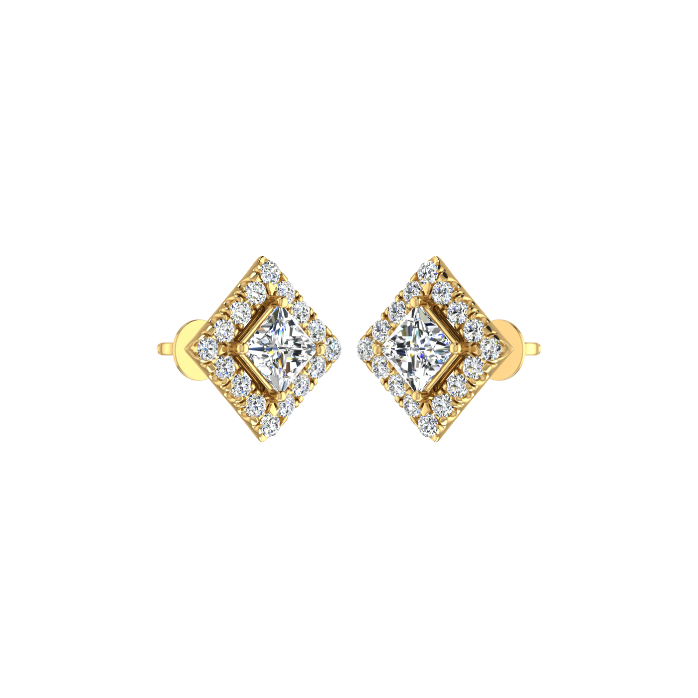 Princess Earrings with Halo