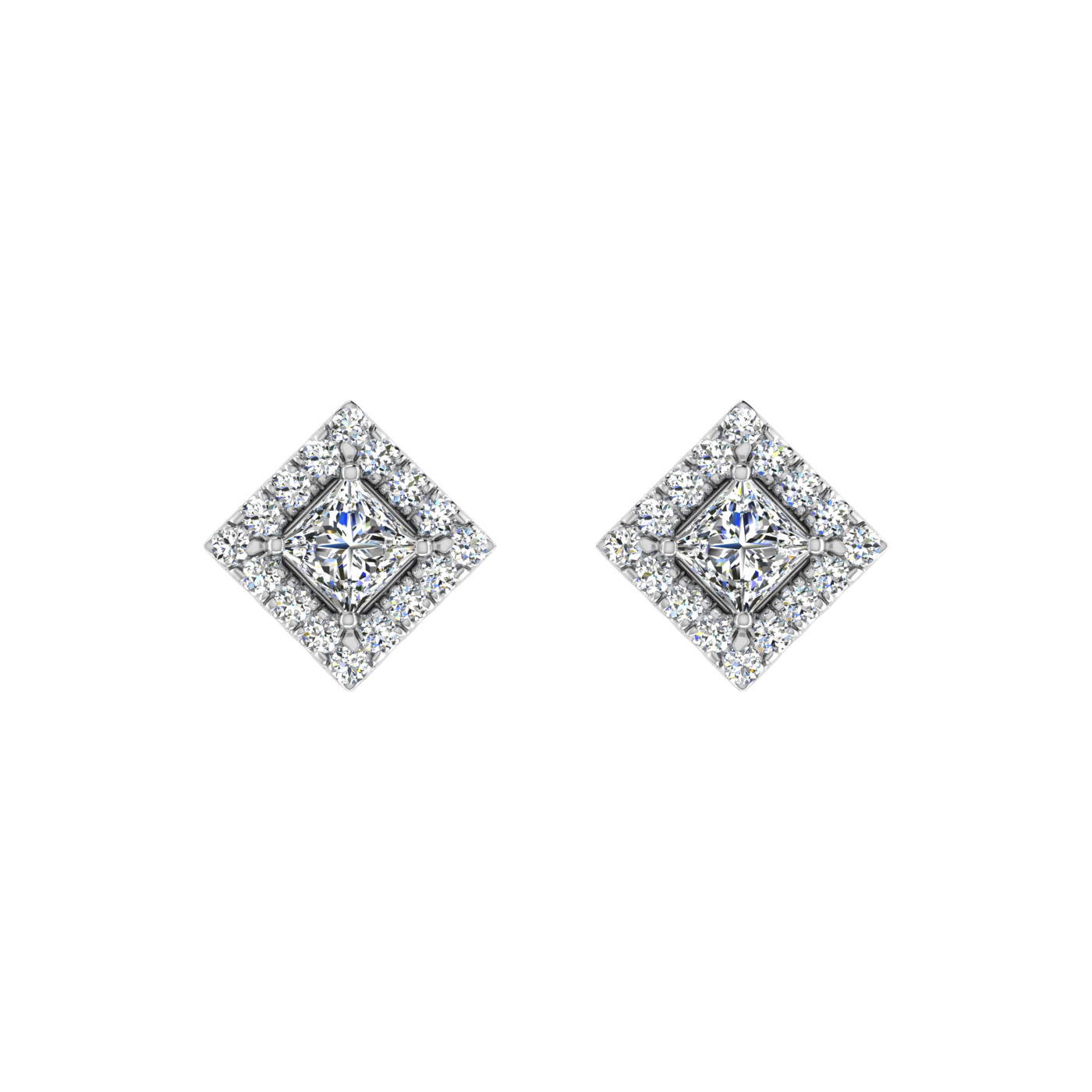 Princess Earrings with Halo