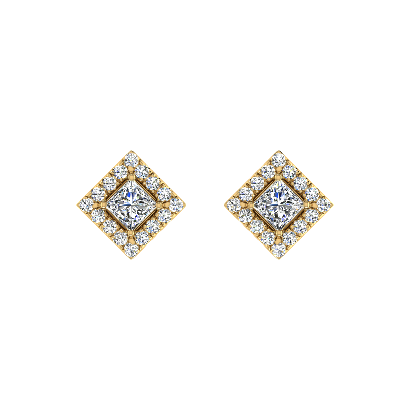 Princess Earrings with Halo