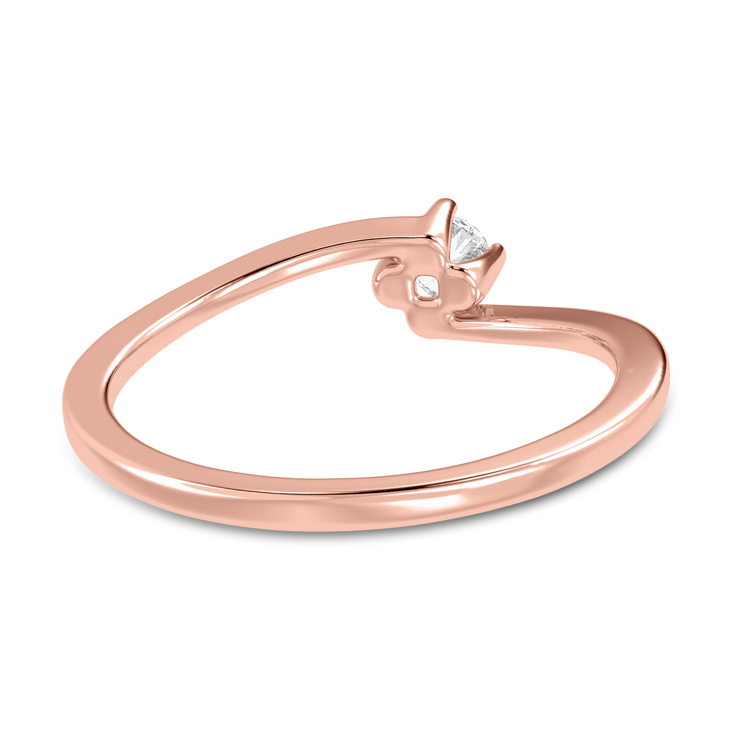 Fancy Round Solitaire Ring (0.25 ct)