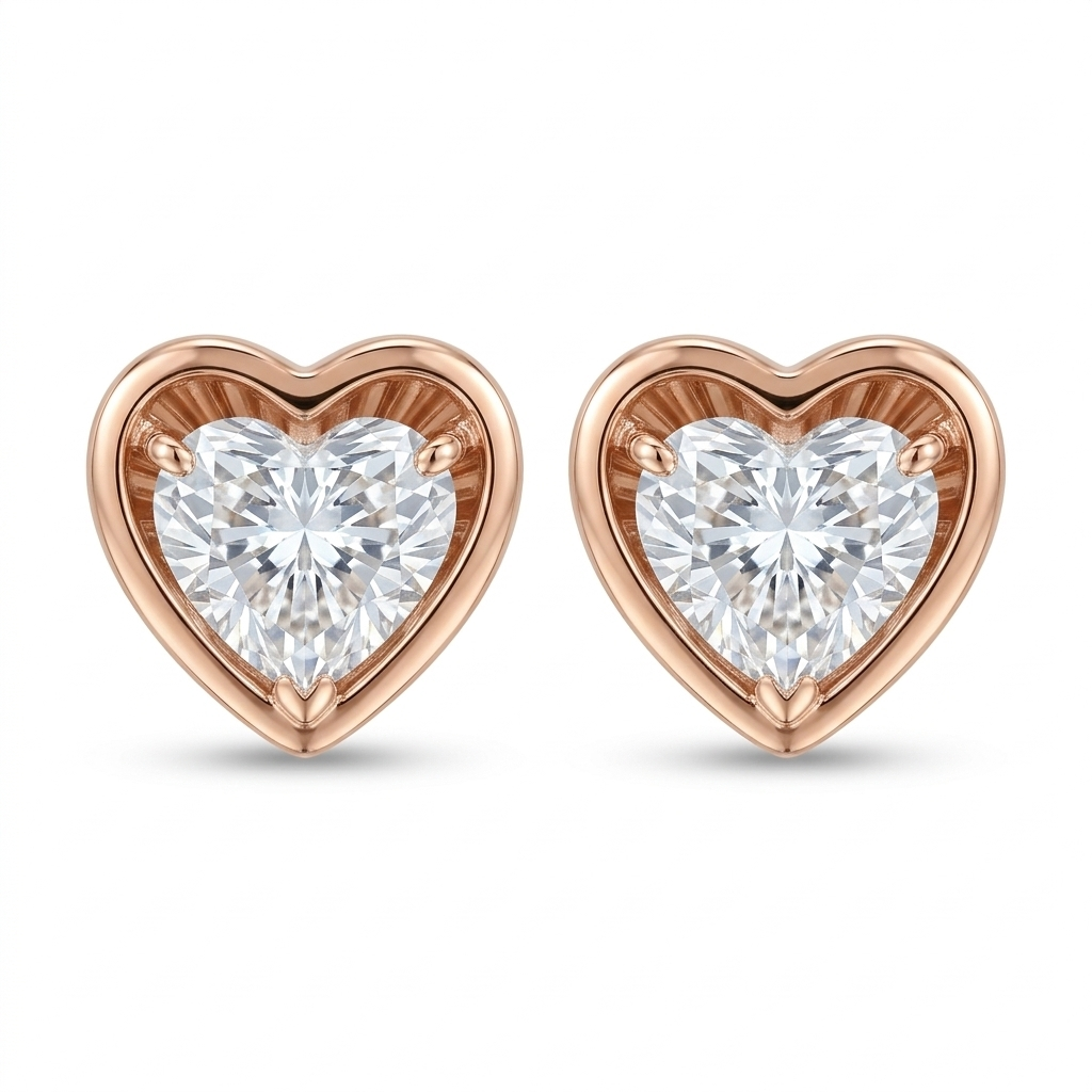 Heart Sunrays Earrings