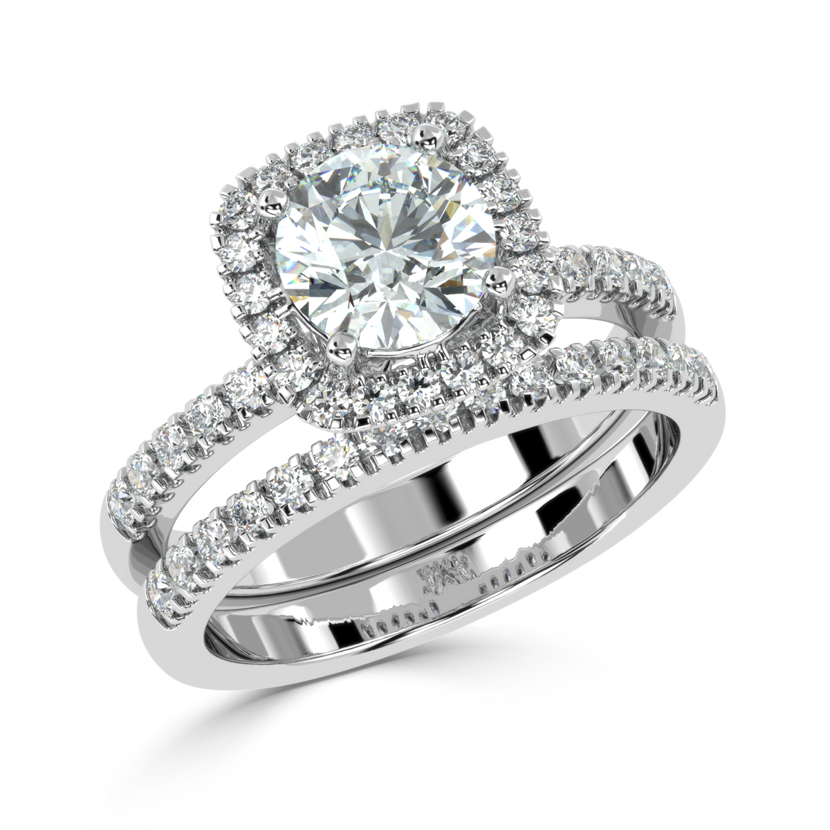 Fancy Round Solitaire Ring