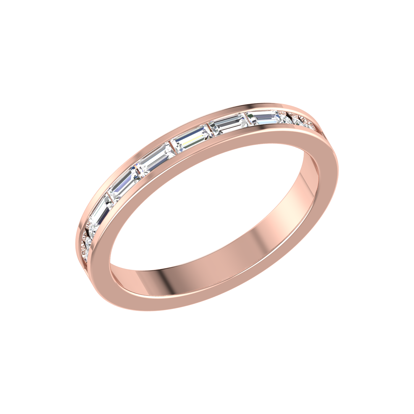 Emerald-Round Eternity Ring
