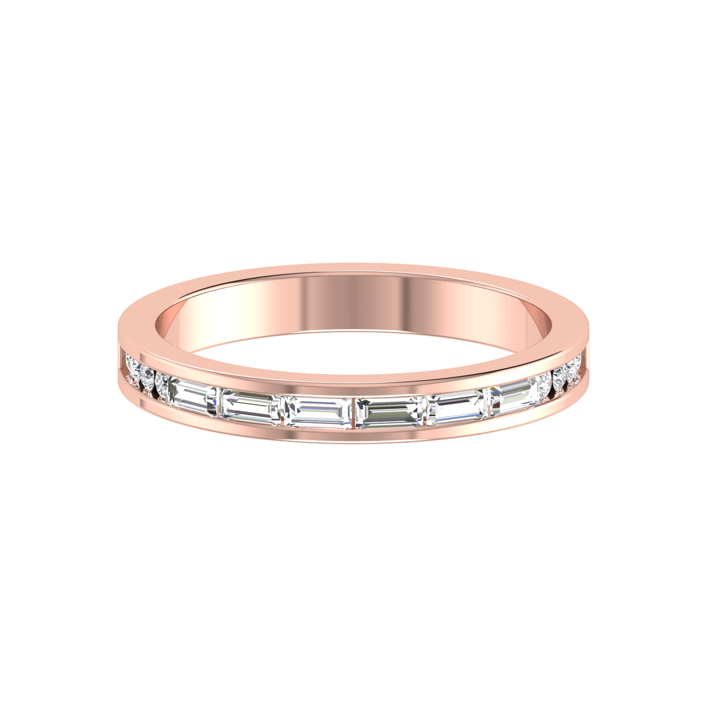 Emerald-Round Eternity Ring