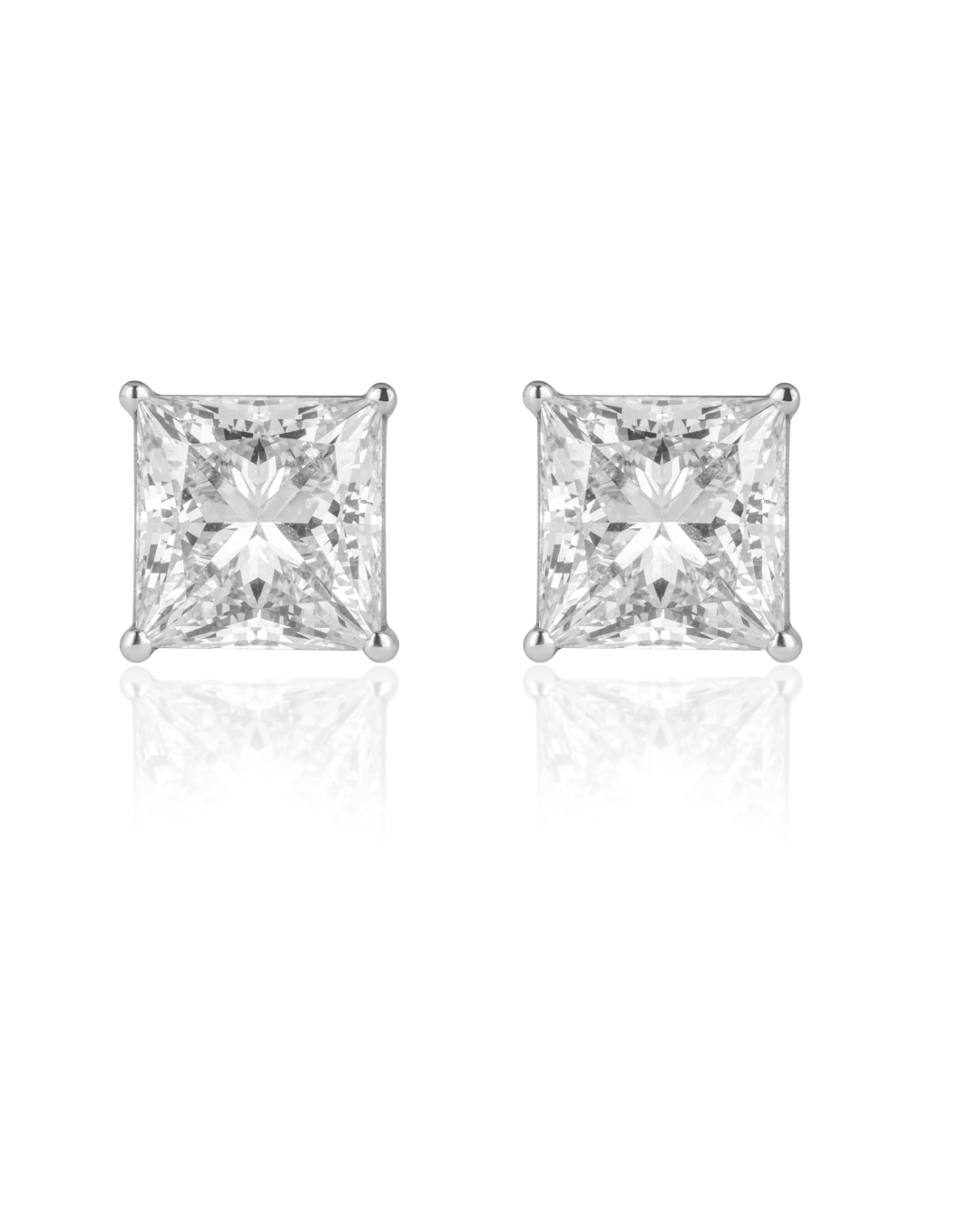 Princess 1.00 ct Earrings Studs