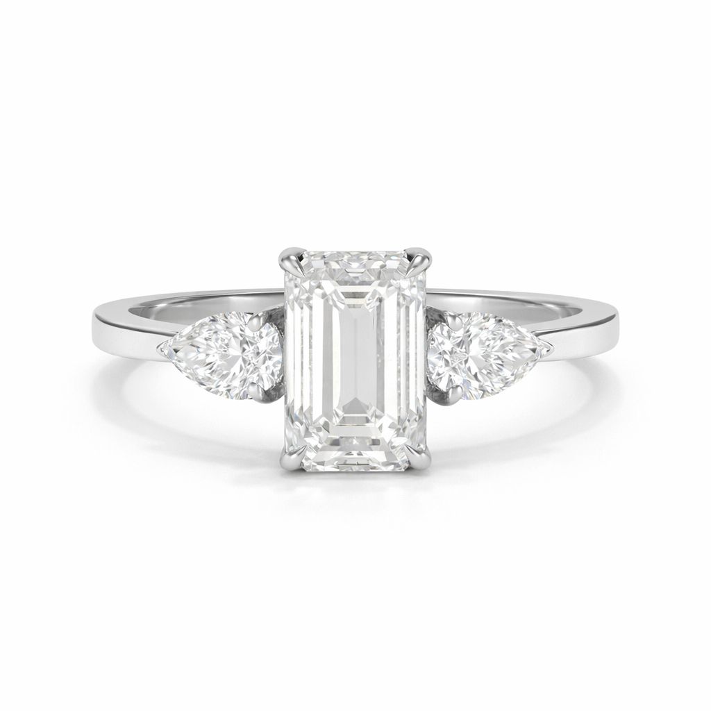 Emerald-cut Ring