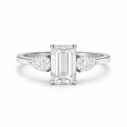Emerald-cut Ring