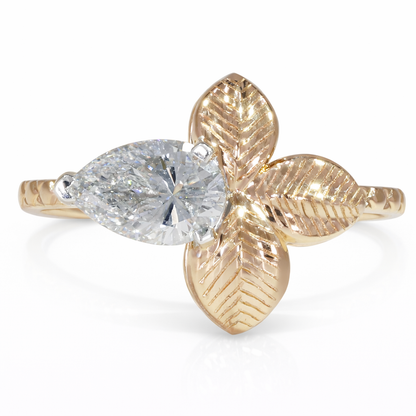 Pear Leaf Ring