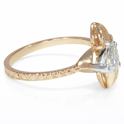 Pear Leaf Ring