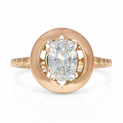 Oval bezel Ring