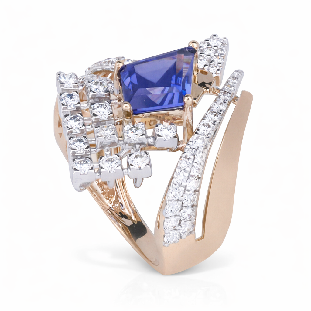 Tanzanite cocktail ring