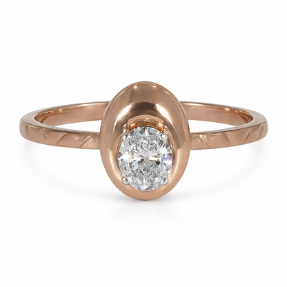 Oval Halo Ring