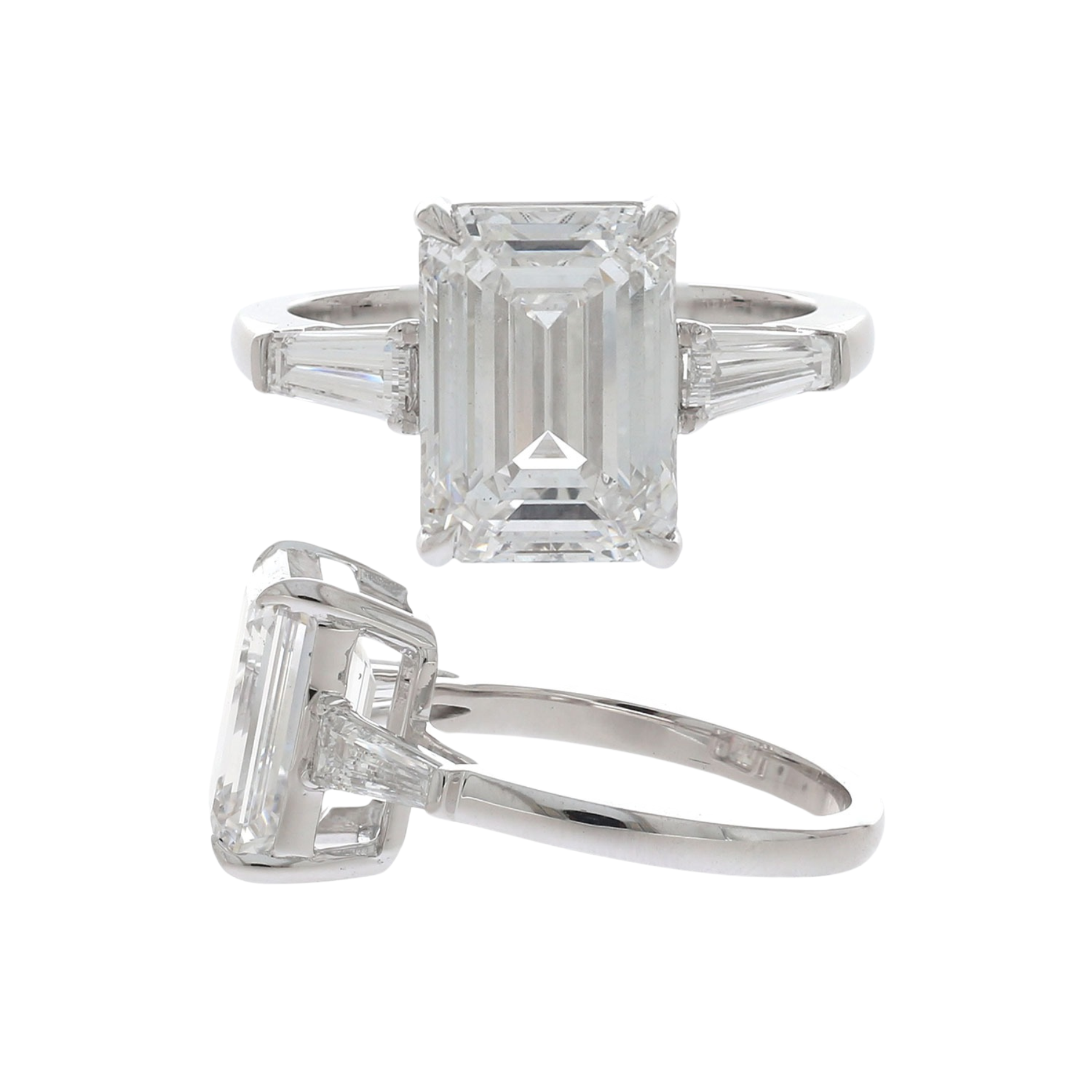 5 ct Crown Solitaire Ring