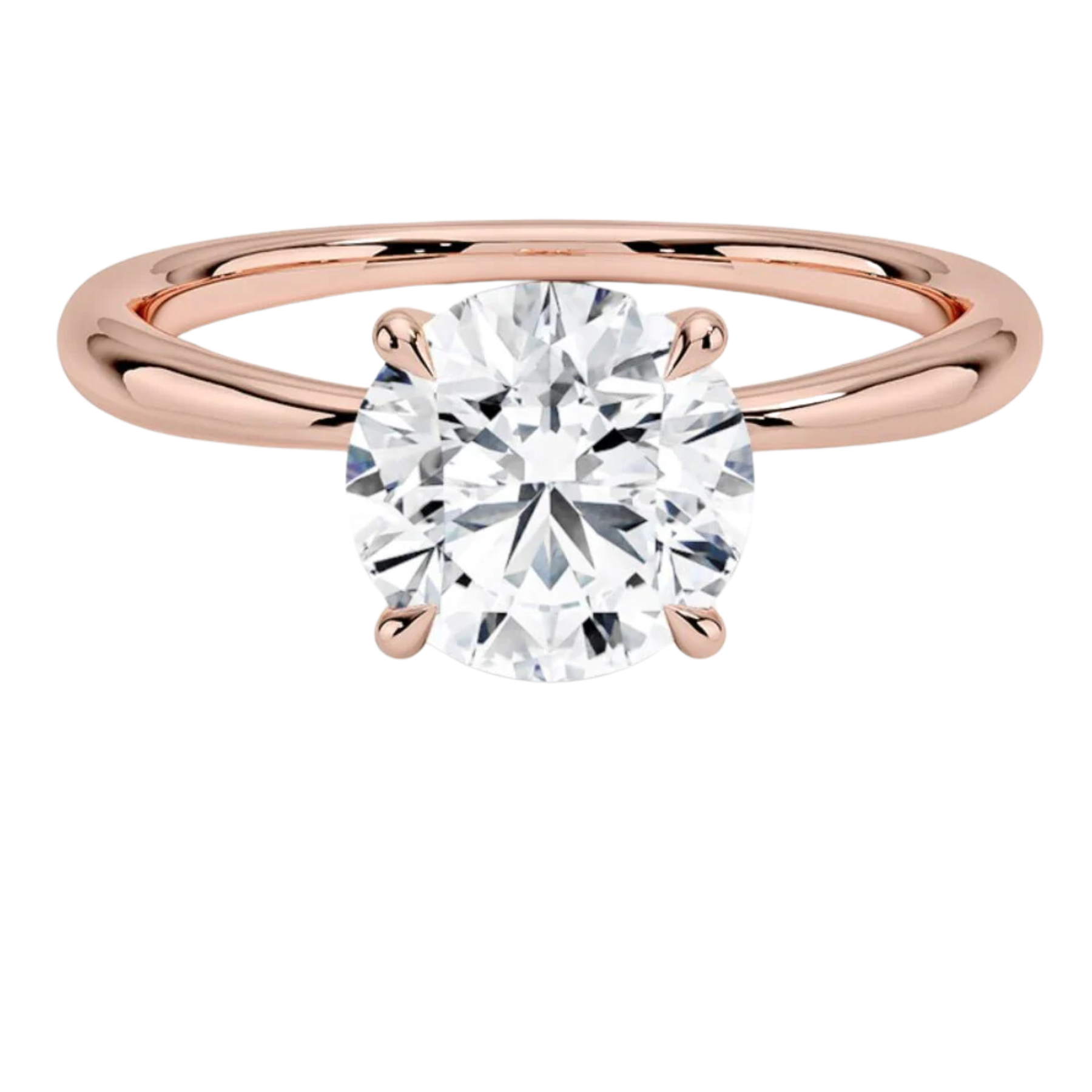 Eternal Grace Solitaire Ring (2.00 ct)