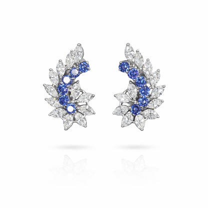 Sapphire Bloom Stud