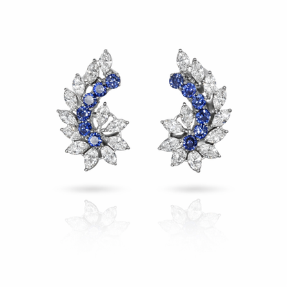 Sapphire Bloom Stud