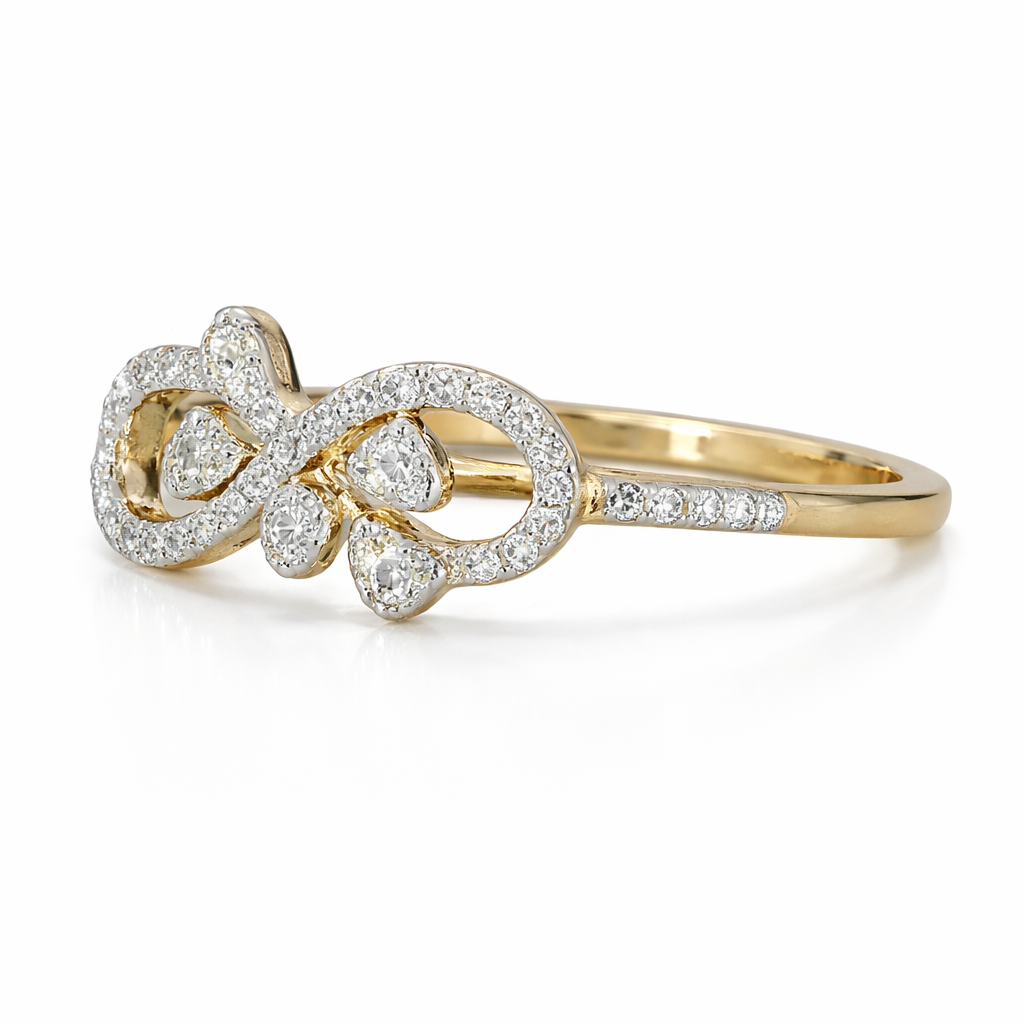 Clover Infinity Ring