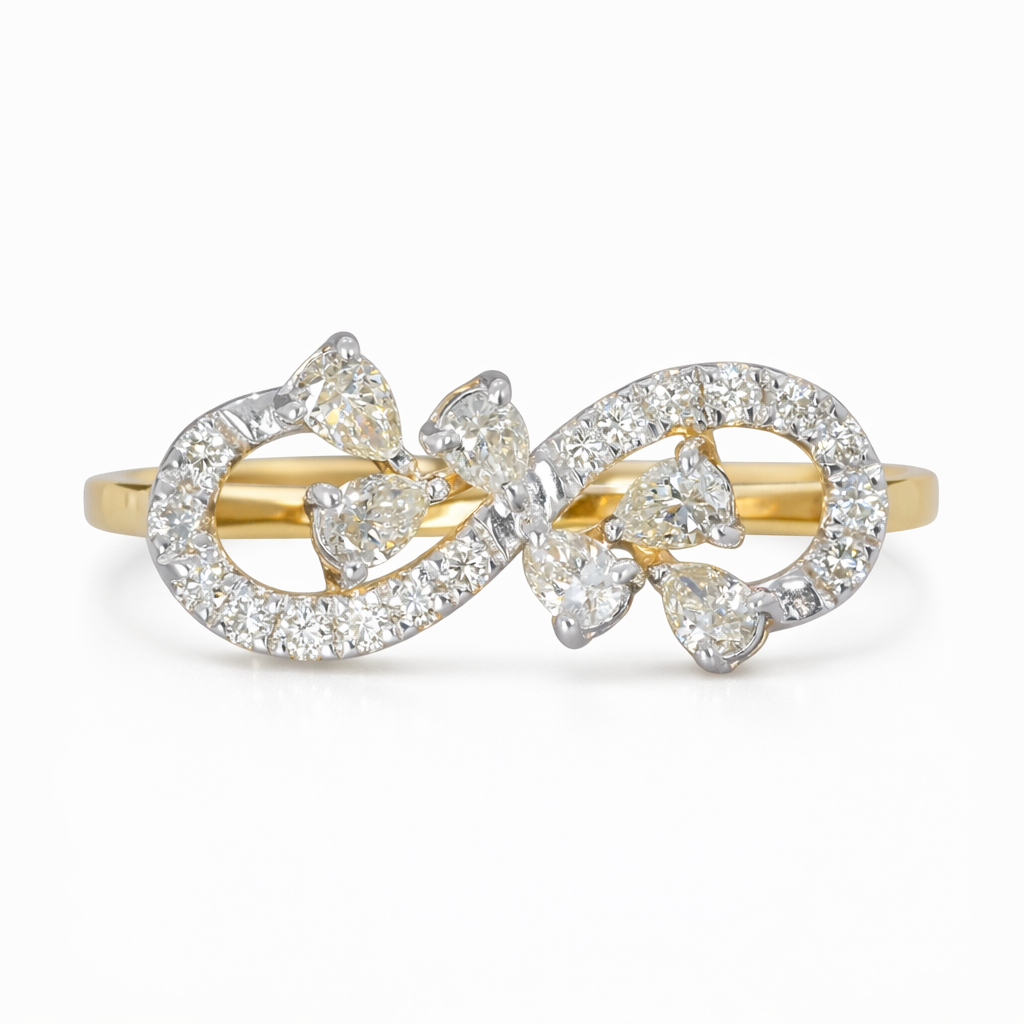 Clover Infinity Ring