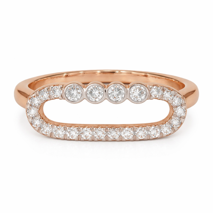 Oval Link Ring