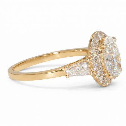 Oval Halo Ring