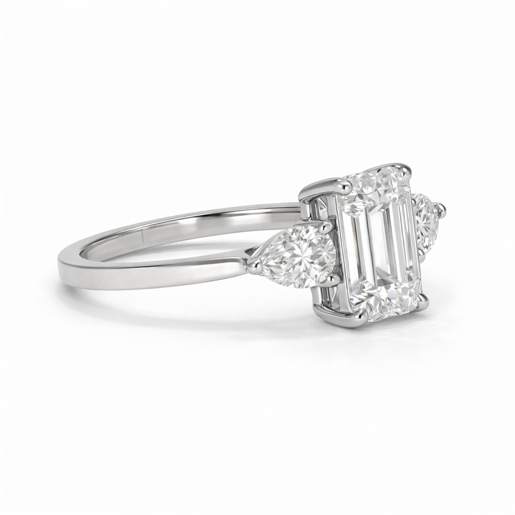 Emerald-cut Ring