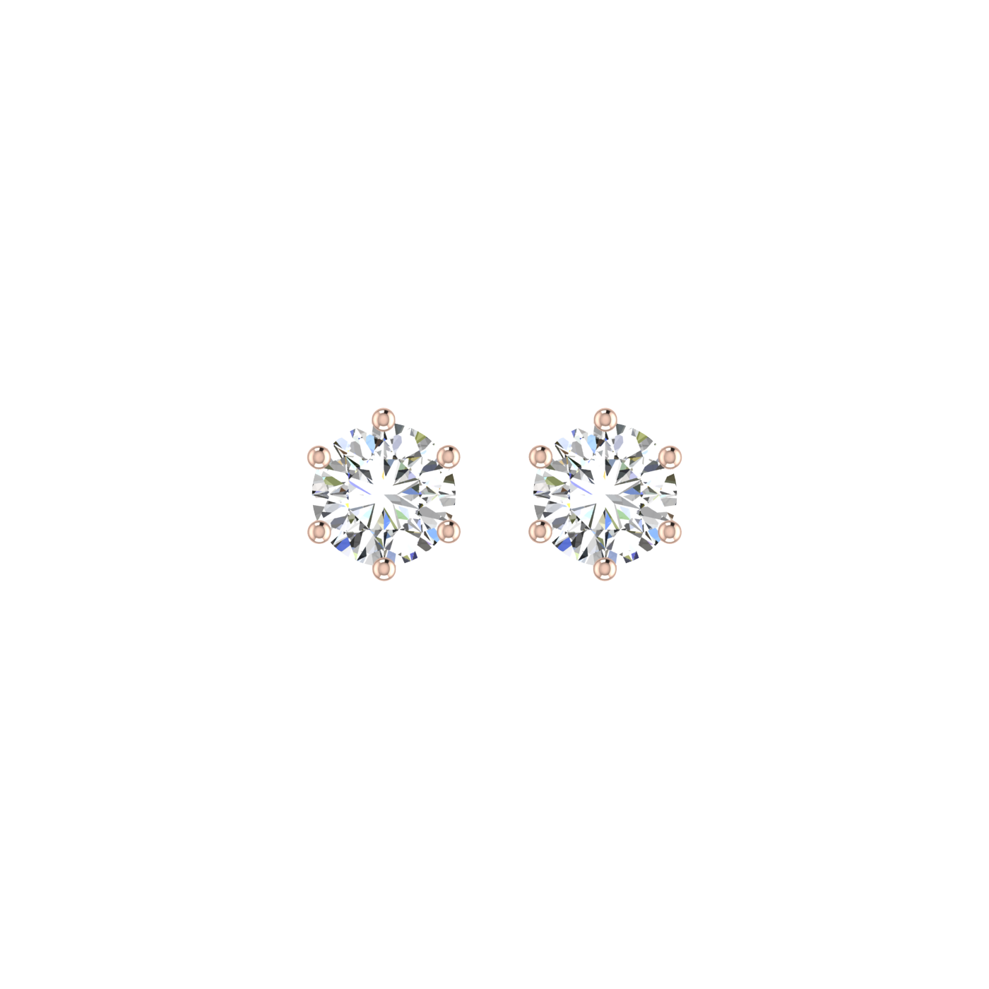 Classic 1.00 ct Round Earrings