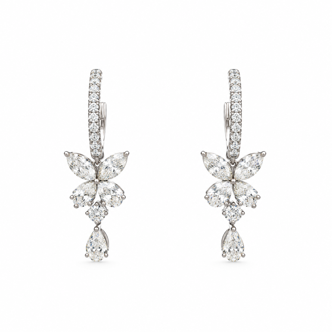 Flutter drop Earrings