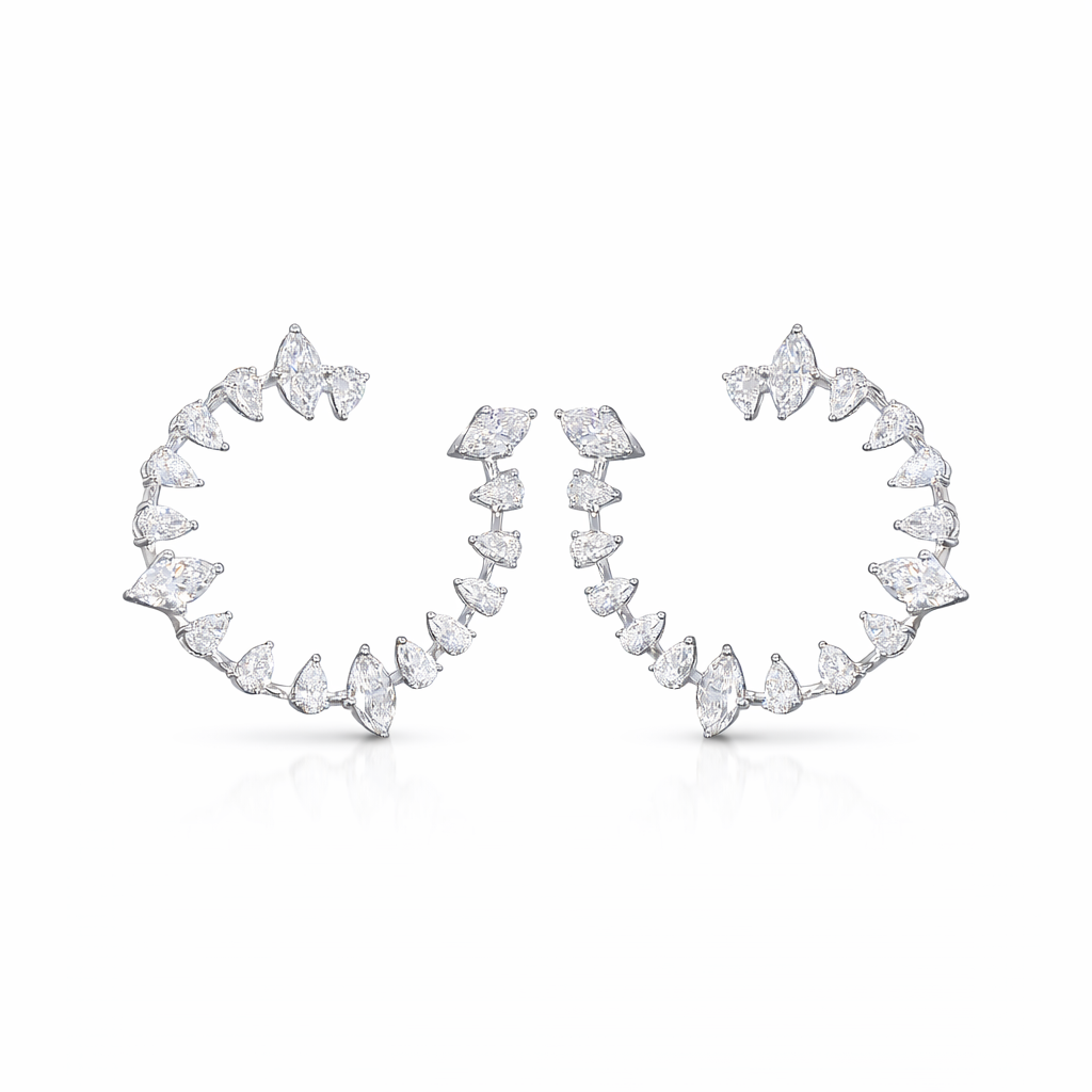 Spinal Hoop earrings