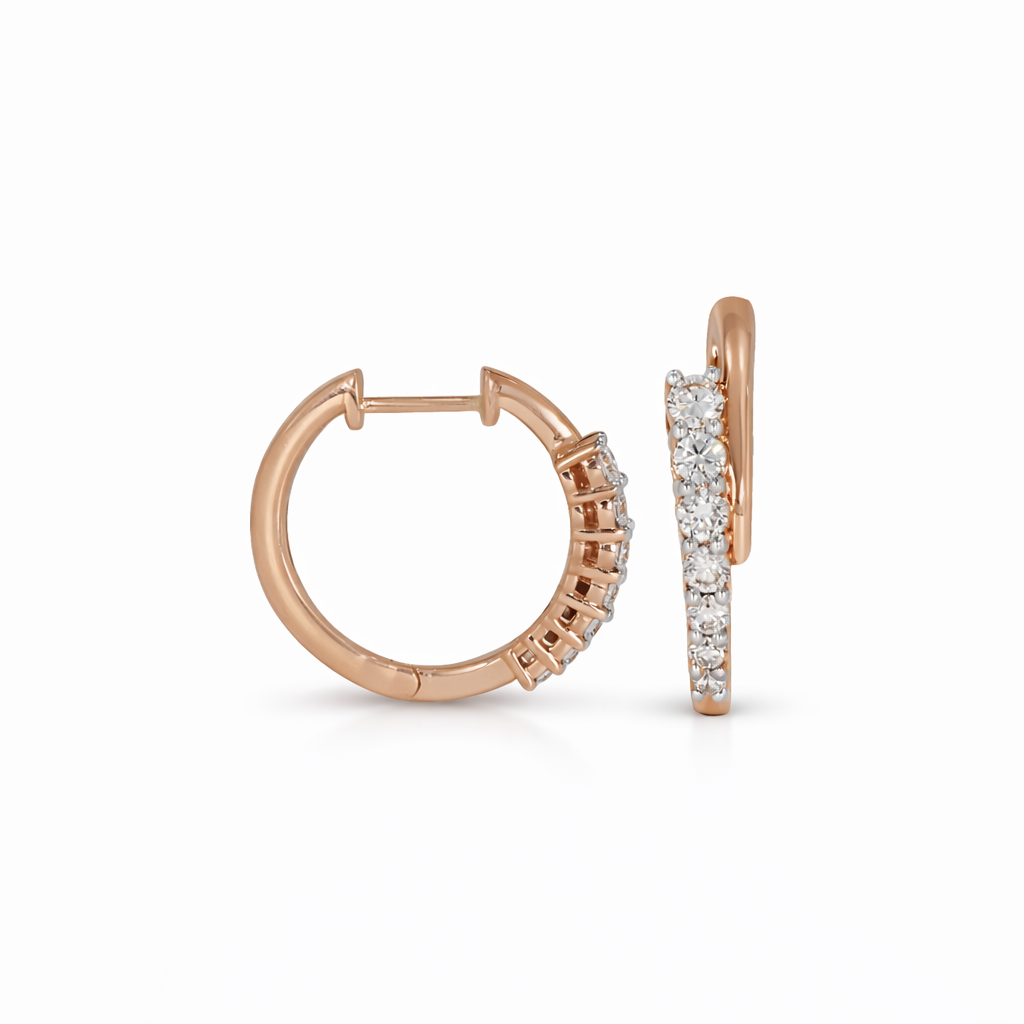 Round Hoop Earrings