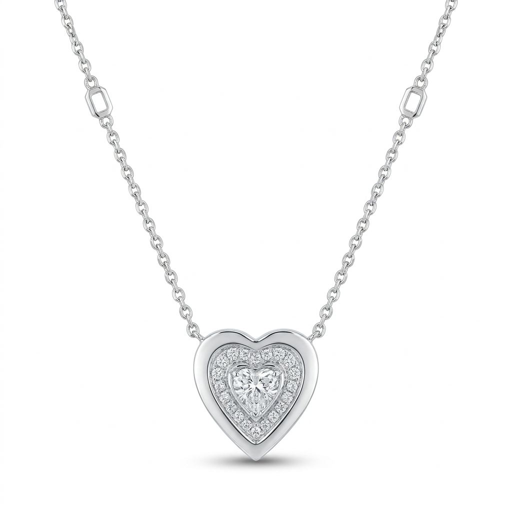 Heart Halo Pendant