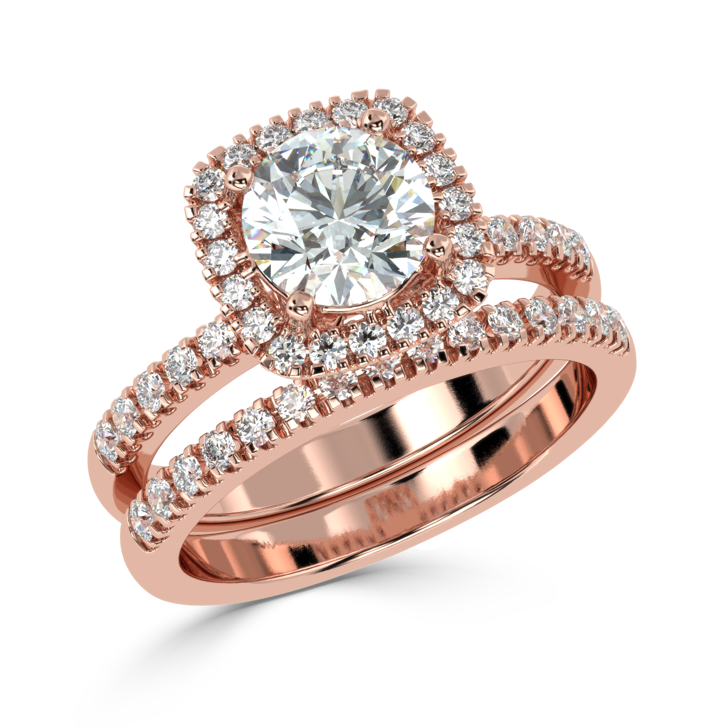 Fancy Round Solitaire Ring