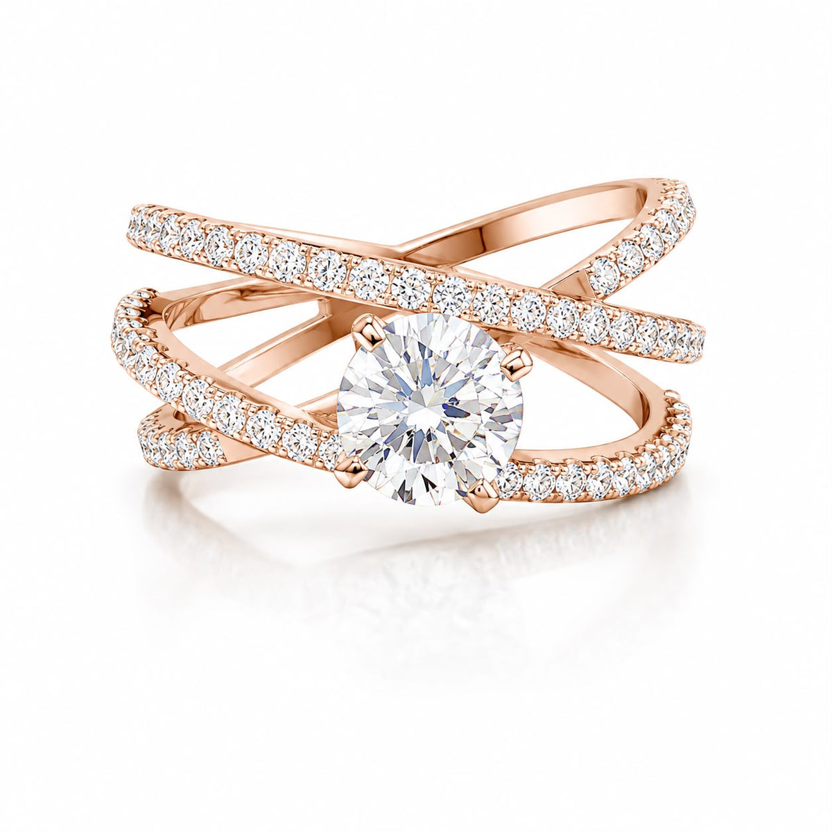 Triad Grace Solitaire Ring